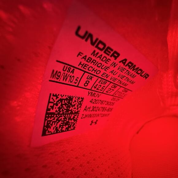 Under Armour Curry 8 NM Basketball Shoes Mens Sz 9 Pink White Steph Curry - Picture 8 of 8